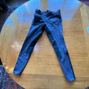 B. Vertigo Men's Navy Blue Riding Pants Knee Patch Breeches Sz S
